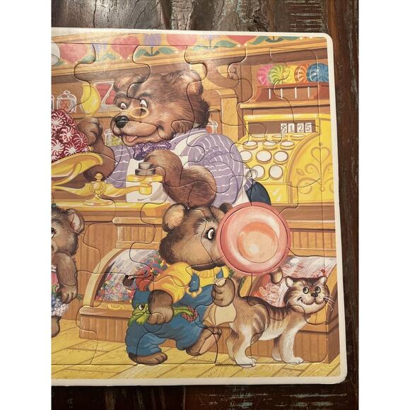 Lot Of 3 Vintage Children’s Puzzles Little Sniff-It’s Scratch And Sniff 1983 - Picture 3 of 13